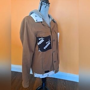 UPCYCLES HOODED JACKET